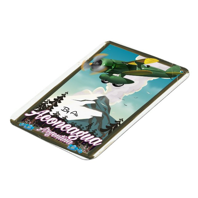 Aconcagua Argentina reseskylt Magnet (Vänstra Sidan)