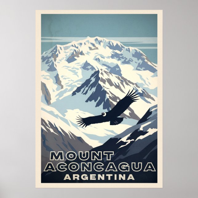 Aconcagua Argentina V02 Poster (Framsidan)