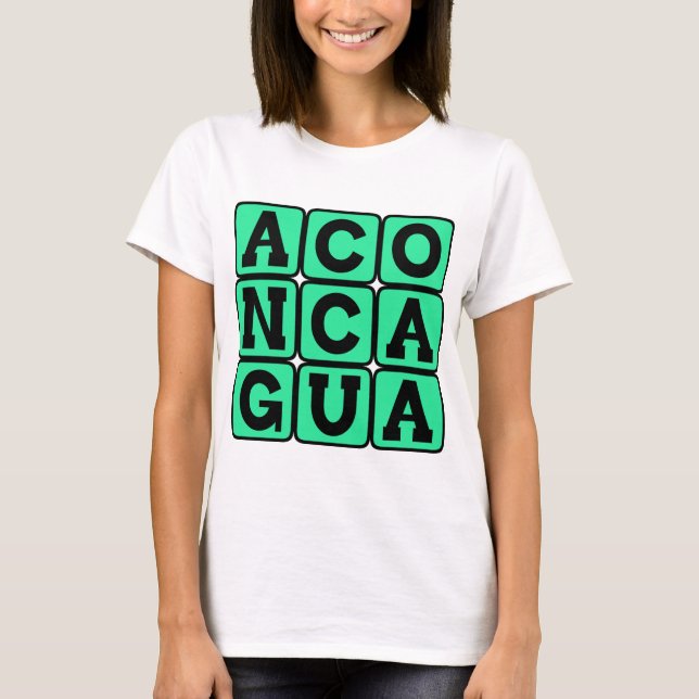 Aconcagua, Berg i Argentina Tee (Framsida)