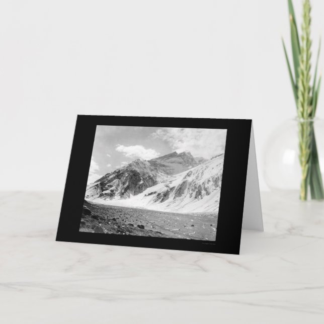 Aconcagua i Argentina 1902 Kort (Framsida)