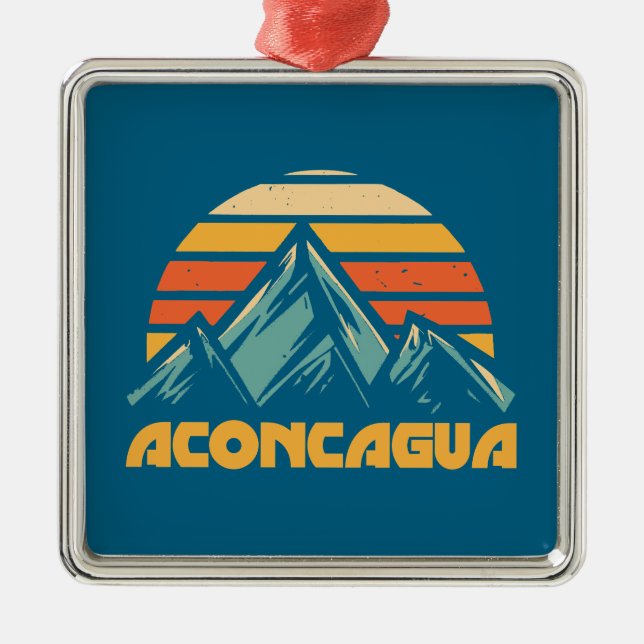 Aconcagua Retro Turkos Julgransprydnad Metall (Framsidan)