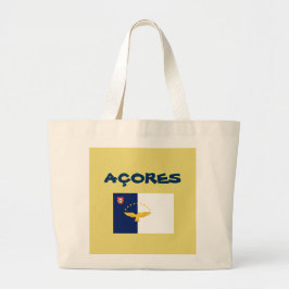 AÇORES ANPASSNINGSBAR TOTE BAG JUMBO TYGKASSE
