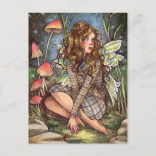 Acorn Beret - Fairy Art Vykort