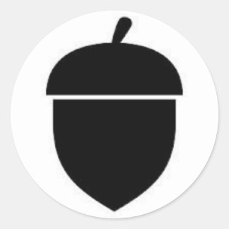 Acorn-dekal Runt Klistermärke