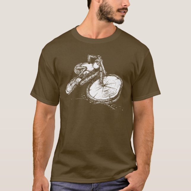 Acorn elf biker T-Shirt (Framsida)