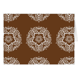 Acorn Mandala Hälsningskort