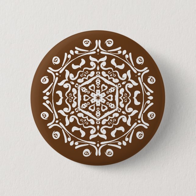 Acorn Mandala Knapp (Framsida)
