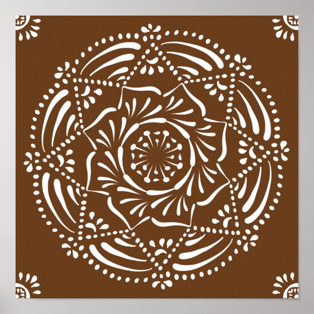 Acorn Mandala Poster (Framsidan)