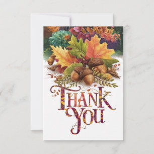 Acorn Pumpkin Autumn Fall Tack Kort