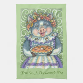 ACORN & SQUASH PAJ, THANKSGIVING GRIS KITCHEN TOWE KÖKSHANDDUK