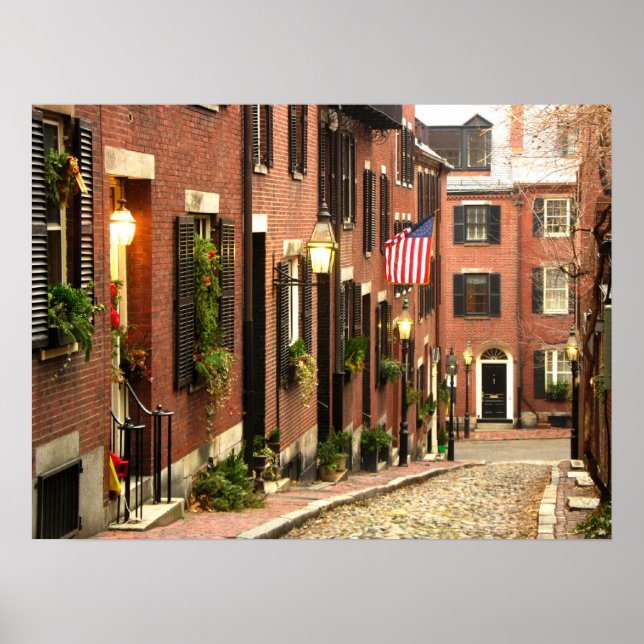Acorn Street Photo Poster (Framsidan)