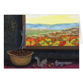 Acorn Thieves Art-kort OBS Kort
