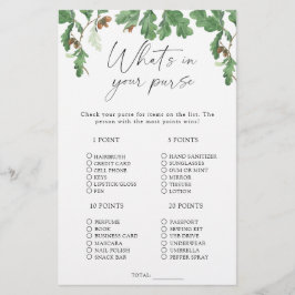 Acorn träd - Vad är det i ditt handväska?