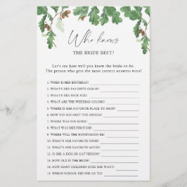 Acorn träd - Vem känner till det brista bästa spel