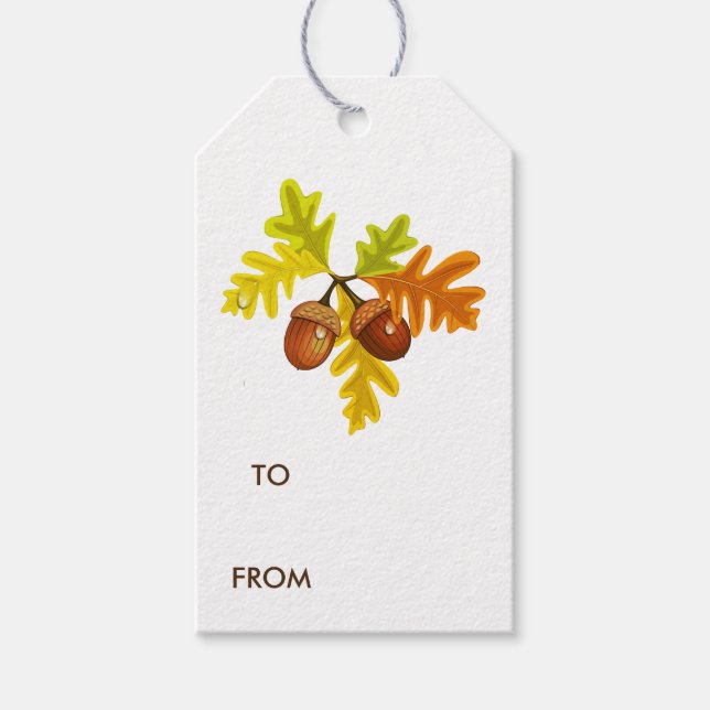 Acorns and Lövs Presentetikett (Framsidan)