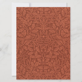 Acorns and Oak Lövs (av William Morris) Kort