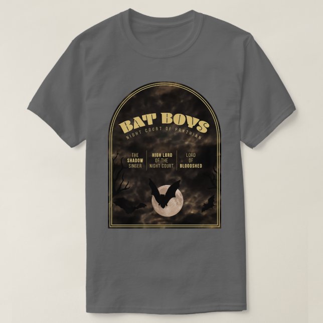Acotar Fladdermus Boys Rhyand Azriel Cassian 4 T Shirt (Design framsida)