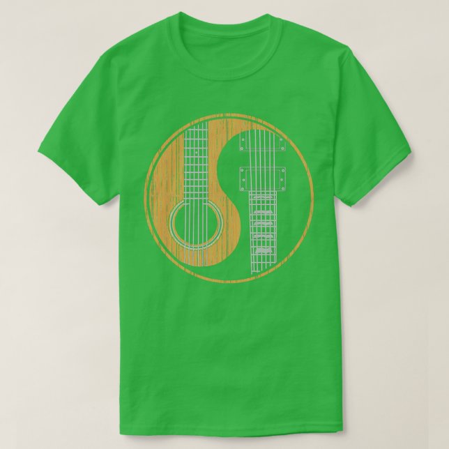 Acoustic Bass Guitar T Shirt (Design framsida)