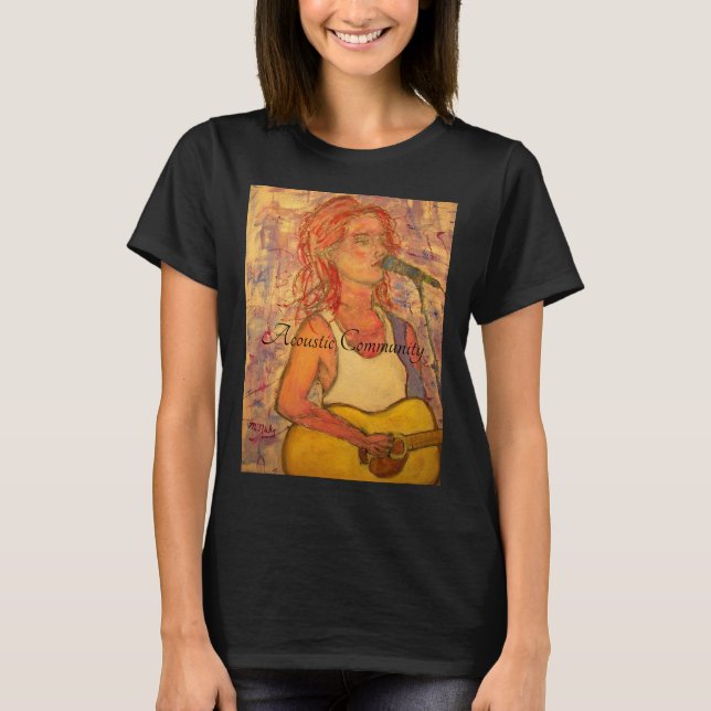 Acoustic Girl Community T-Shirt (Framsida)