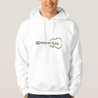 Acoustic Guitar Abstrakt Logotyp guld Hoodie