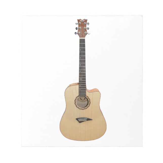Acoustic Guitar Anteckningsblock (Framsida)