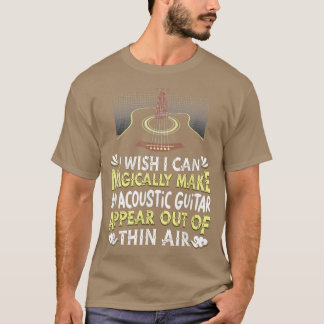Acoustic Guitar Band Player MusicianMagical Guitar T Shirt
