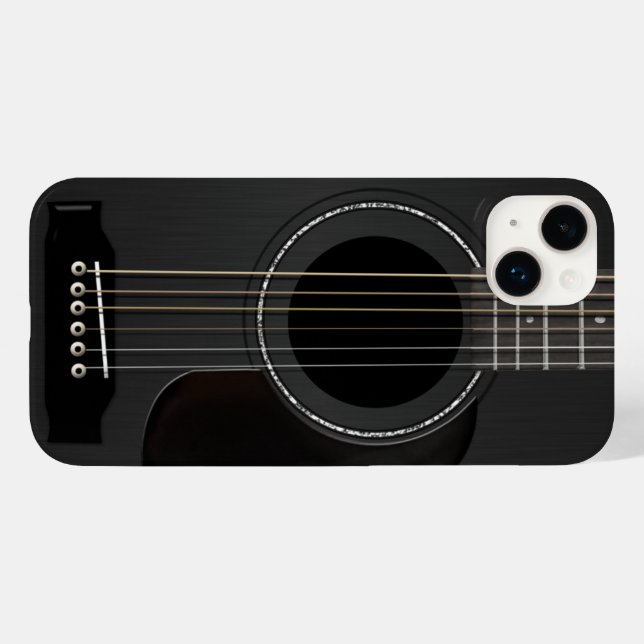 Acoustic Guitar Black (Baksida (horisontell))