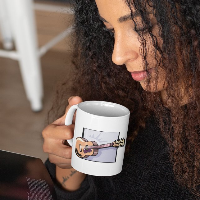 Acoustic Guitar Coffee Mugg (Skapare uppladdad)
