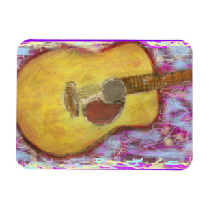 Acoustic Guitar Färg Magnet