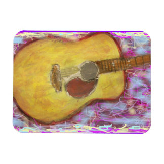Acoustic Guitar Färg Magnet