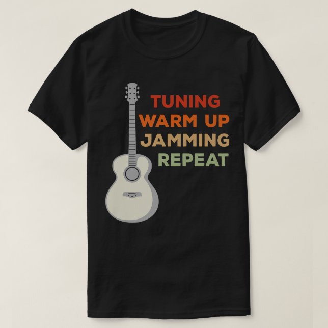 Acoustic Guitar for MusicianGuitaristsWestern Gui T Shirt (Design framsida)
