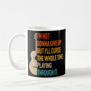 Acoustic Guitar Graphic Funny Music Cont Kaffemugg