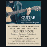 Acoustic Guitar, Guitar Lessons Advertising Flyer<br><div class="desc">Acoustic Guitar,  Guitar Lessons Advertising Flyers by the Affärskort Store.</div>
