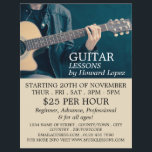 Acoustic Guitar, Guitar Lessons Advertising Flyer<br><div class="desc">Acoustic Guitar,  Guitar Lessons Advertising Flyers by the Affärskort Store.</div>