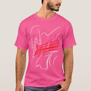 Acoustic Guitar Guitarist Bass Player Musician Gif T Shirt