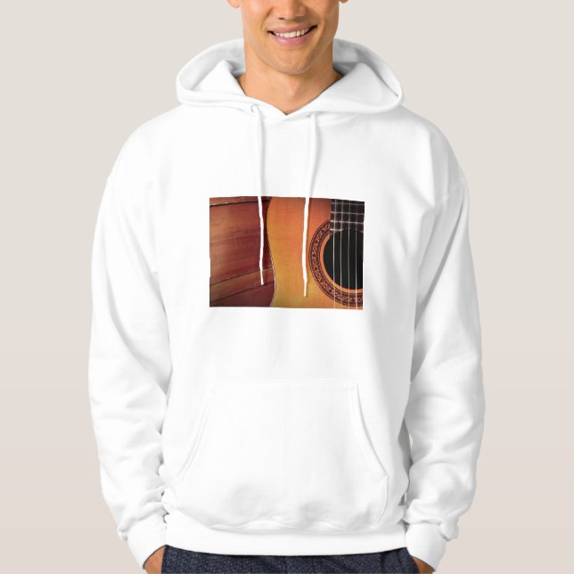 Acoustic Guitar Hoodie (Framsida)