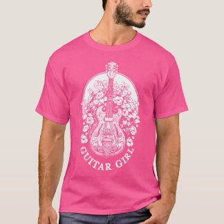 Acoustic Guitar Instrument - Guitarist Guitar Girl T Shirt