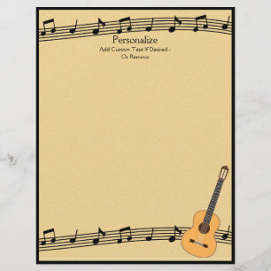 Acoustic Guitar Instrument Musik noter