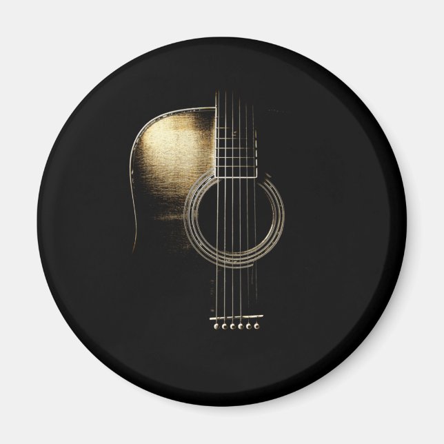Acoustic Guitar Lite Magnet (Framsidan)
