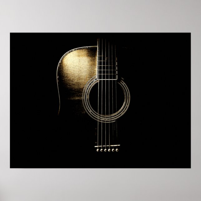 Acoustic Guitar Lite Poster (Framsidan)