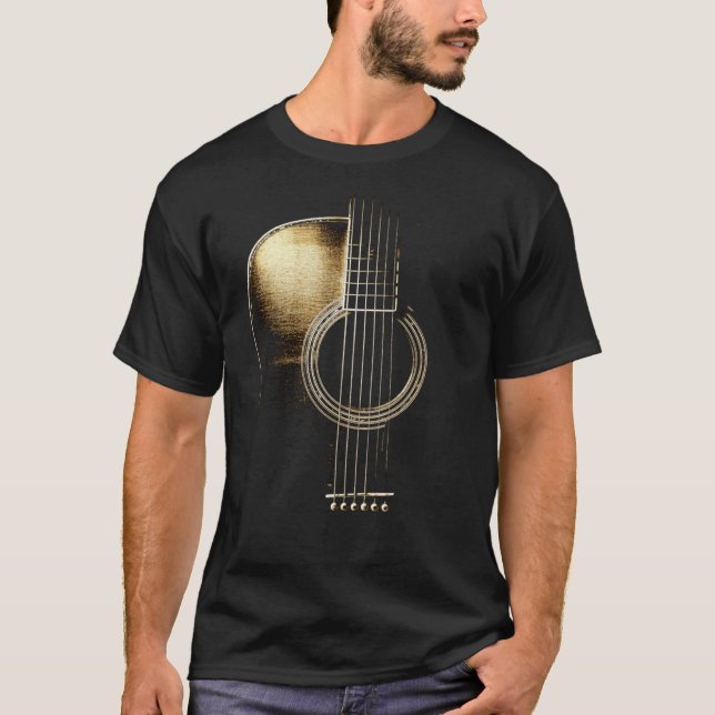 Acoustic Guitar Lite (se beskrivning) Esse T Shirt (Framsida)