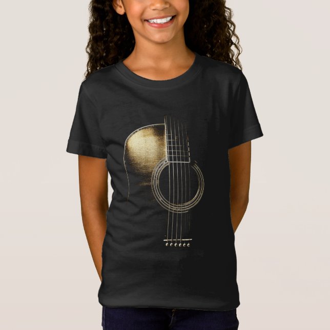 Acoustic Guitar Lite T Shirt (Framsida)