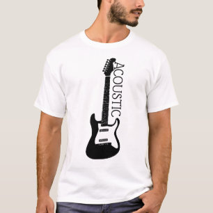 Acoustic Guitar Logotyp T-Shirt