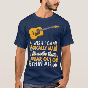 Acoustic Guitar Magic Player MusicianMagician Guit T Shirt