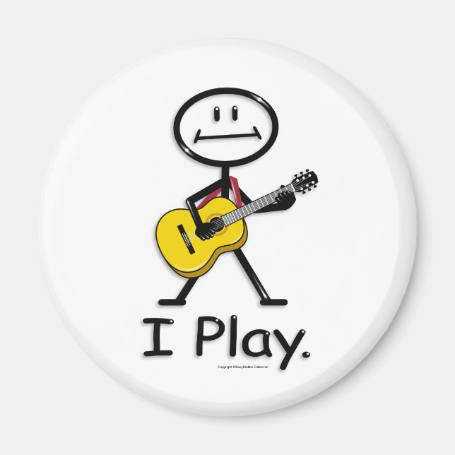 Acoustic Guitar Magnet (Framsidan)