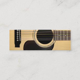 Acoustic Guitar Mini Visitkort