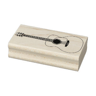 Acoustic Guitar Musician Music Lacher Stämpel