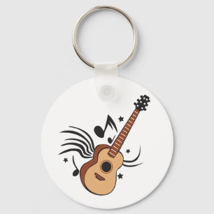 Acoustic Guitar Nyckelring