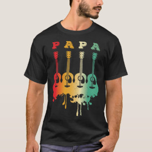 Acoustic Guitar - Pappa - Coola Guitarist Gift - P T Shirt