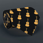 Acoustic Guitar Pattern Brown Musical Instrument  Slips<br><div class="desc">Celebrate a love for music with this elegant repeating acoustic guitar pattern on a black background. The design showcases detailed honey-brown instruments in a minimalist layout, offering a sophisticated look for any music lover. Whether you are a professional guitarist, a student, or a dedicated fan of folk and country music,...</div>